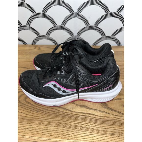 Saucony‎ Cohesion TR16 Trail Running Shoes Womens 8 Black Gray Pink Athletic - Picture 5 of 8